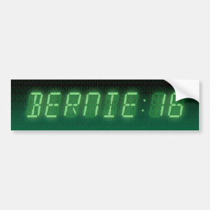 Bernie Sanders Digitalanzeige Autoaufkleber