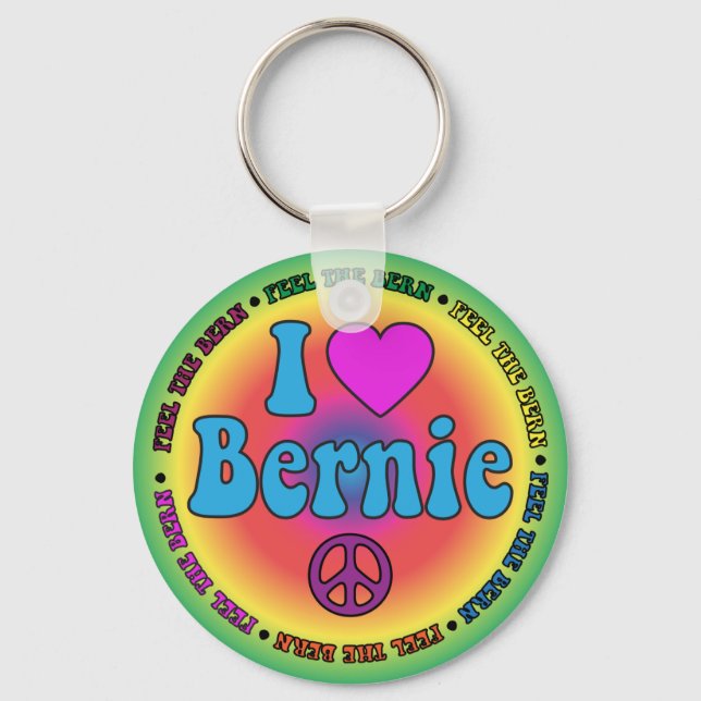 Bernie Sanders for President Schlüsselanhänger (Vorderseite)