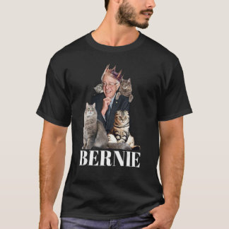 Bernie Sanders Funny Cat Gift T-Shirt