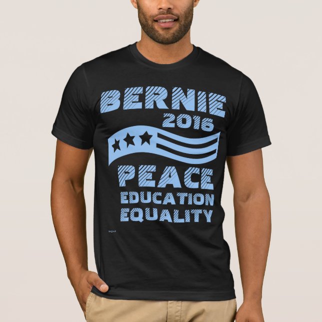 Bernie Sanders für den Präsidenten Feel Bern T-Shirt (Vorderseite)