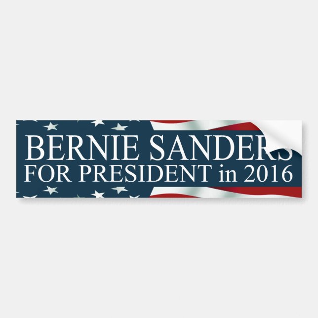 Bernie Sanders für Präsident 2016 Autoaufkleber (Vorne)