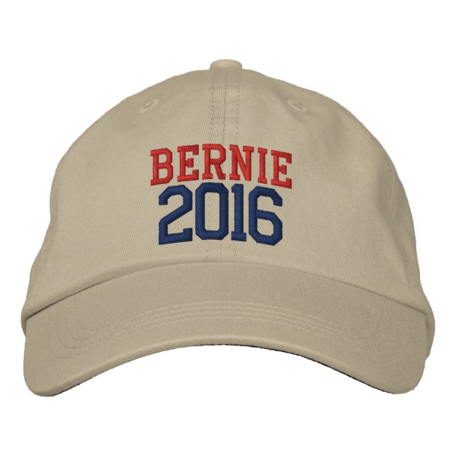 Bernie Sanders für Präsident 2016 Bestickte Kappe (Vorderseite)