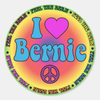 Bernie Sanders für Präsident Runder Aufkleber