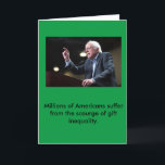 Bernie Sanders Holiday Card Feiertagskarte<br><div class="desc">Ob Ihre Freunde und Familie Weihnachten feiern, Hanukkah, Kwanzaa, Festivus oder die Wintersonnenwende, diese Karte passt perfekt. Lass Vermont Senator und ehemalige demokratische Präsidentschaftskandidatin Bernie Sanders Ihren Urlaubswunsch artikulieren!</div>