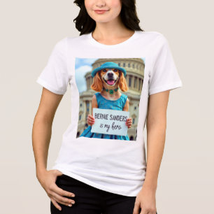 Bernie Sanders ist mein Held Tri-Blend Shirt