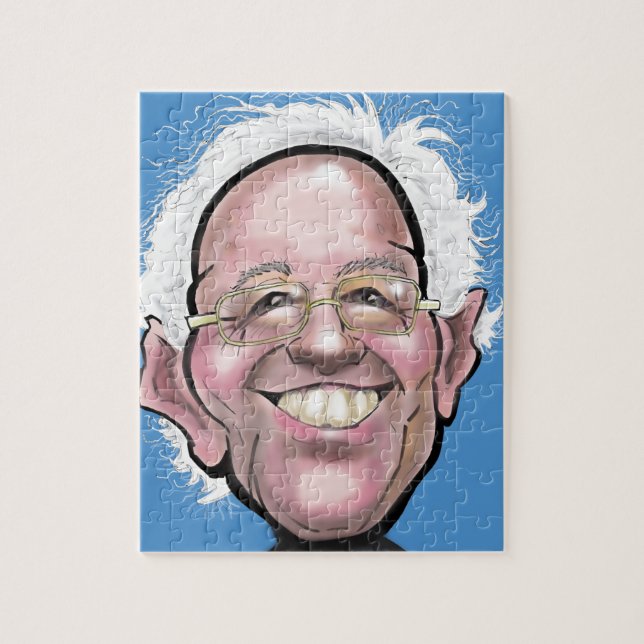 Bernie Sanders Karikatur (Vertikal)