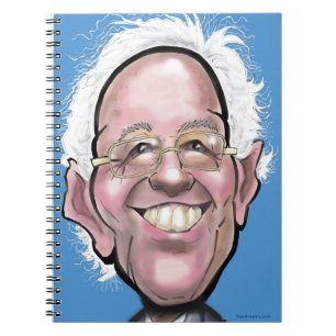 Bernie Sanders Karikatur Notizblock