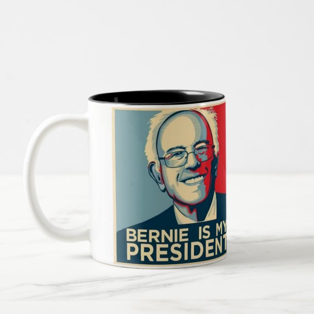 Bernie Sanders Novelty Tasse (Links)