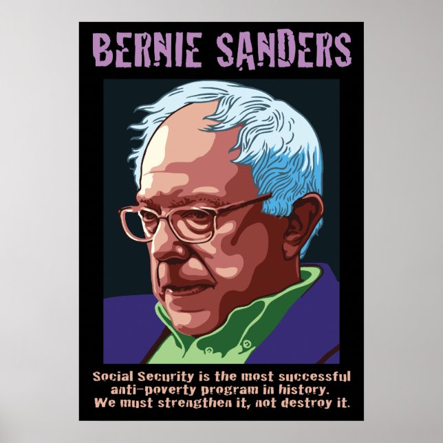 Bernie Sanders Poster (Vorne)