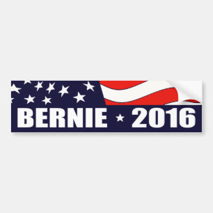 Bernie Sanders Präsident 2016 Amerikanische Flagge Autoaufkleber
