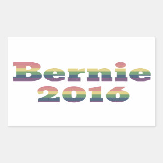 Bernie Sanders Präsident 2016 Rechteckiger Aufkleber