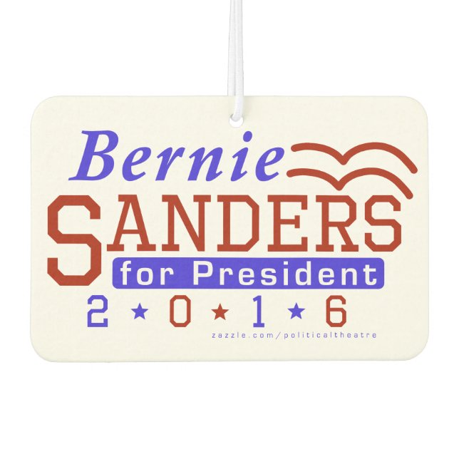 Bernie Sanders Präsident 2016 Wahl Demokrat Autolufterfrischer (Vorderseite)