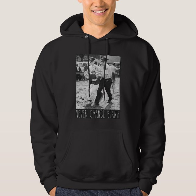 Bernie Sanders Protest Arrest 2020 Bernie Sanders Hoodie (Vorderseite)