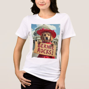 Bernie Sanders Rocks Tri-Blend Shirt