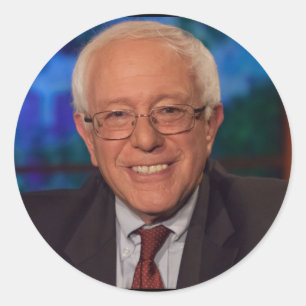 Bernie Sanders Runder Aufkleber