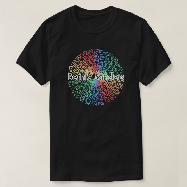 Bernie Sanders Shirt / 4| Retro Circle Colorburst (Design vorne)