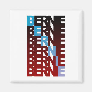 BERNIE sanders textBern Magnet