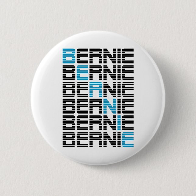 BERNIE sanders textStacks Button (Vorderseite)