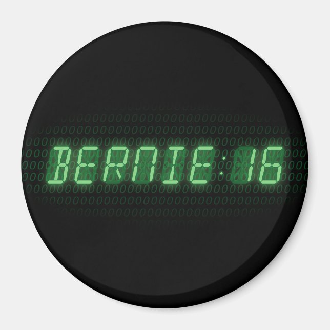 Bernie Sanders Uhr 2016 Magnet (Vorne)