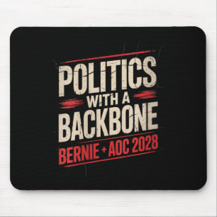 Bernie Sanders und Aoc 2028 für Präsident C Mousepad
