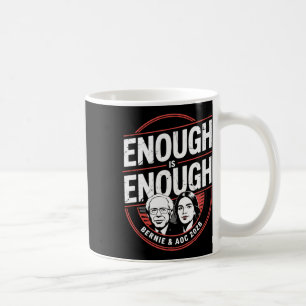 Bernie Sanders und Aoc 2028 für Präsidentschaftska Kaffeetasse