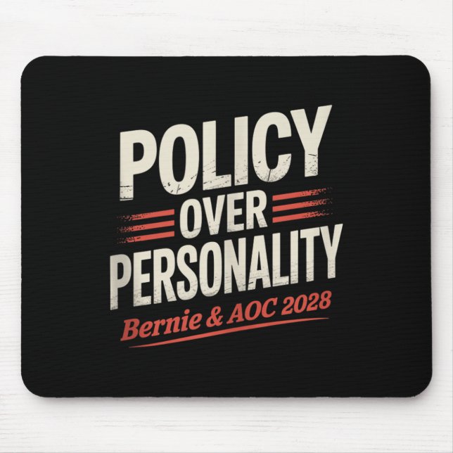 Bernie Sanders und Aoc 2028 für Präsidentschaftska Mousepad (Vorne)