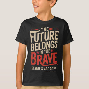 Bernie Sanders und Aoc 2028 für Präsidentschaftska T-Shirt