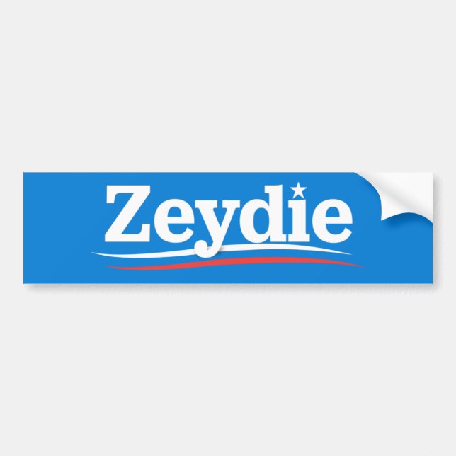 Bernie Sanders Zeydie Autoaufkleber (Vorne)