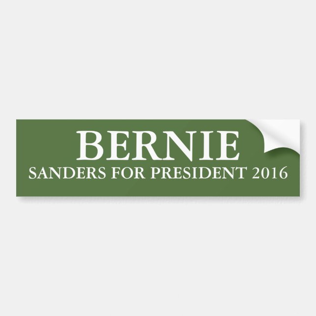 Bernie-Sandpapierschleifmaschine-Autoaufkleber Autoaufkleber (Vorne)