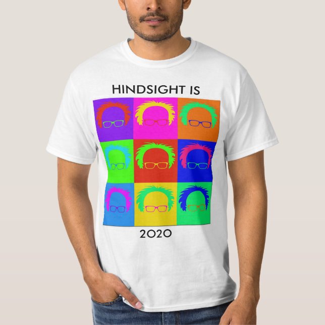 Bernie-Sandpapierschleifmaschine-Pop-Kunst T-Shirt (Vorderseite)