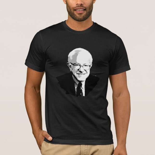 Bernie-Sandpapierschleifmaschine-Porträt T-Shirt (Vorderseite)