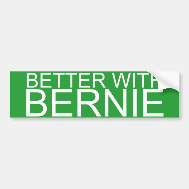 Bernie-Sandpapierschleifmaschine-Präsident 2016 - Autoaufkleber (Vorne)