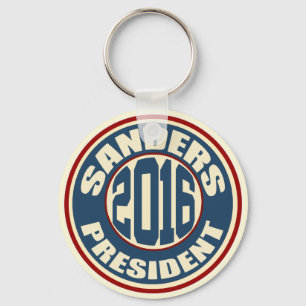 Bernie-Sandpapierschleifmaschine-Präsident 2016 Schlüsselanhänger