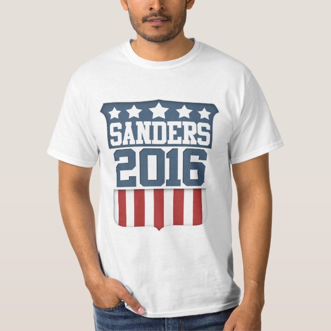 Bernie-Sandpapierschleifmaschine-Präsident 2016 T-Shirt (Vorderseite)