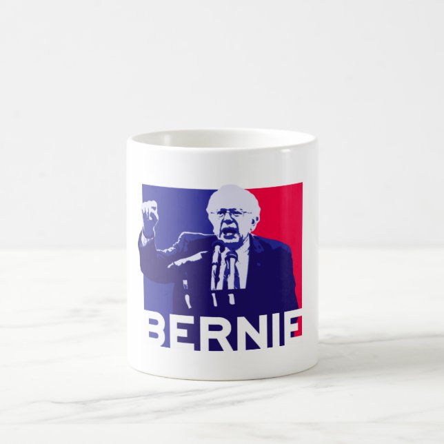 Bernie-Sandpapierschleifmaschine-Rede Kaffeetasse (Mittel)