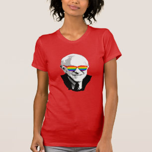 Bernie-Sandpapierschleifmaschine-Stolz - LGBT - T-Shirt