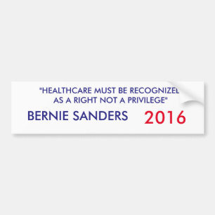 Bernie-Sandpapierschleifmaschinen 2016 Autoaufkleber