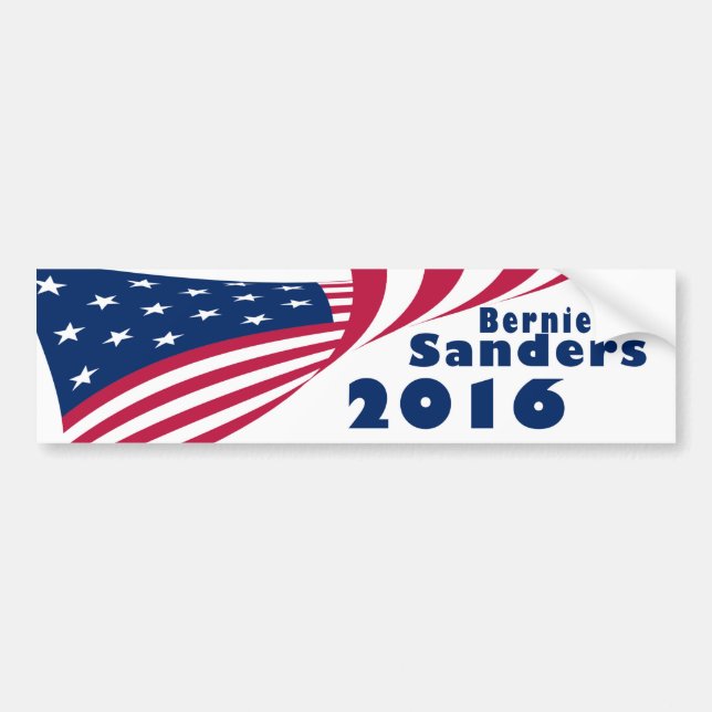 Bernie-Sandpapierschleifmaschinen 2016 Autoaufkleber (Vorne)