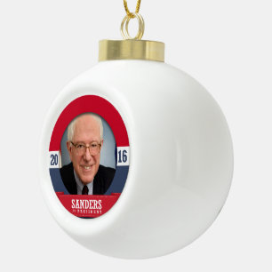 BERNIE-SANDPAPIERSCHLEIFMASCHINEN 2016 KERAMIK Kugel-Ornament