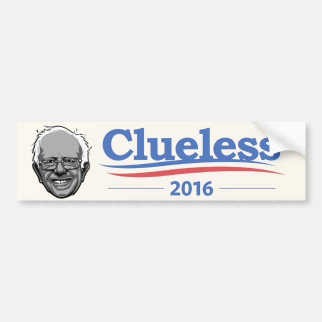 Bernie-Sandpapierschleifmaschinen - ahnungslos Autoaufkleber (Vorne)
