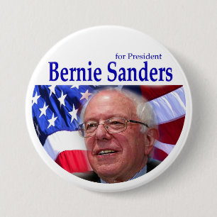 BERNIE-SANDPAPIERSCHLEIFMASCHINEN für Präsidente Button