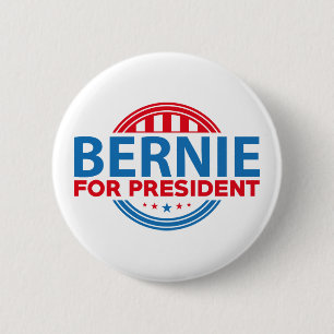 Bernie-Sandpapierschleifmaschinen für Präsidente Button