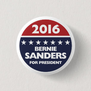 Bernie-Sandpapierschleifmaschinen für Präsidente Button