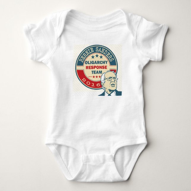 Bernie-Sandpapierschleifmaschinen für Präsidenten Baby Strampler (Vorderseite)