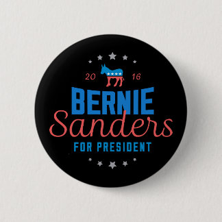 Bernie-Sandpapierschleifmaschinen für Präsidenten Button