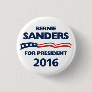 Bernie-Sandpapierschleifmaschinen für Präsidenten Button