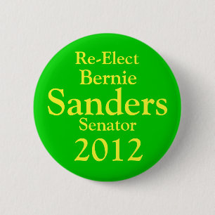 Bernie-Sandpapierschleifmaschinen für US-Senat Button