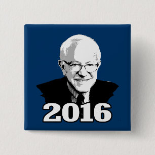 BERNIE-SANDPAPIERSCHLEIFMASCHINEN Kandidat 2016 Button