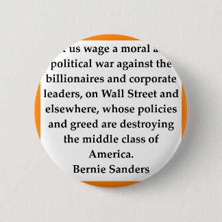 Bernie-Sandpapierschleifmaschinezitat Button