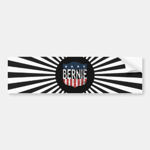 BERNIE US Flagge Autoaufkleber